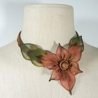 Antique Brass, Tangerine, Green & Brown Tips