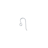 White Linear Earrings