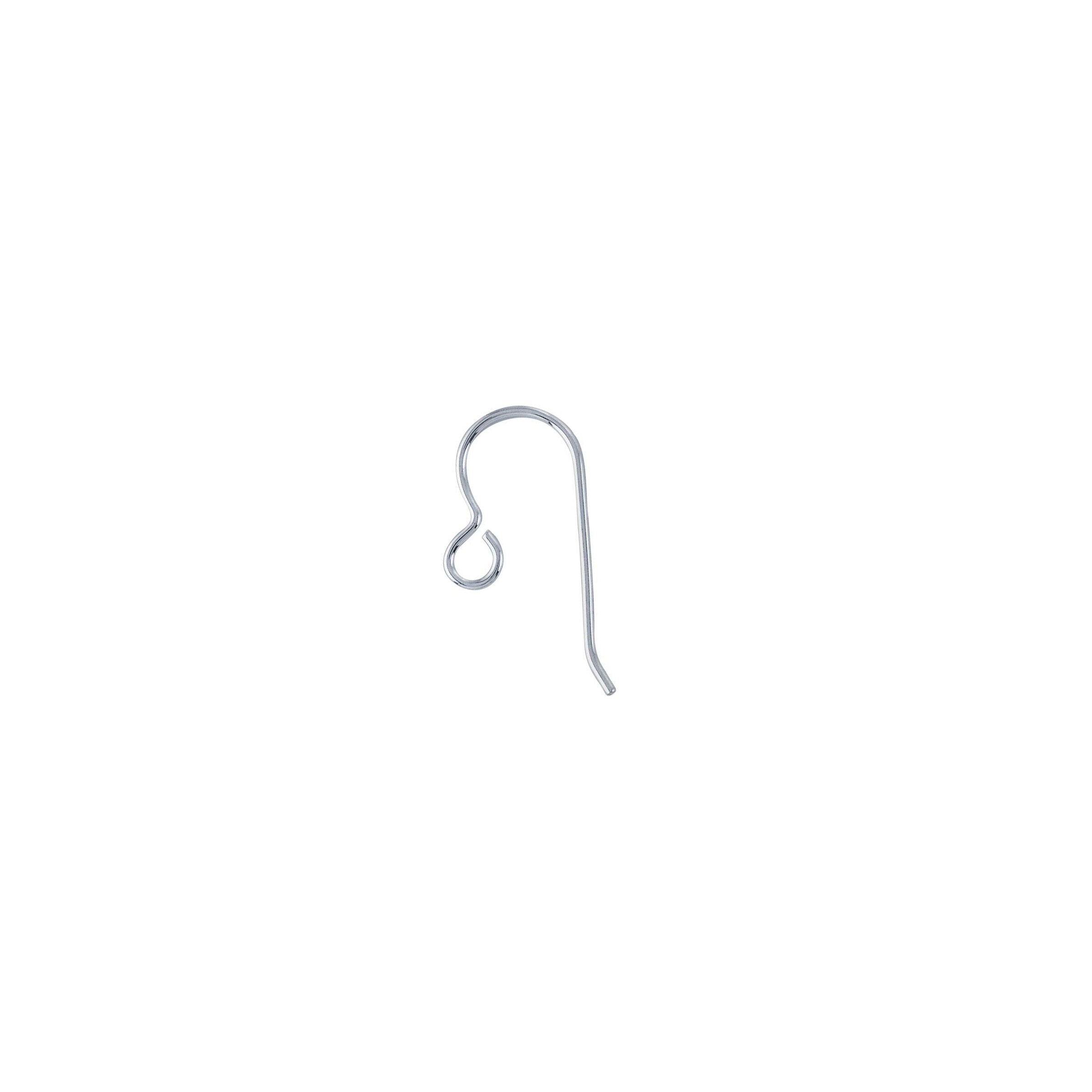 White Linear Earrings