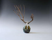 Moss Crawler Magic Forest Porcelain Vessel