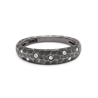 Black Rhodium-Plated Sterling Silver