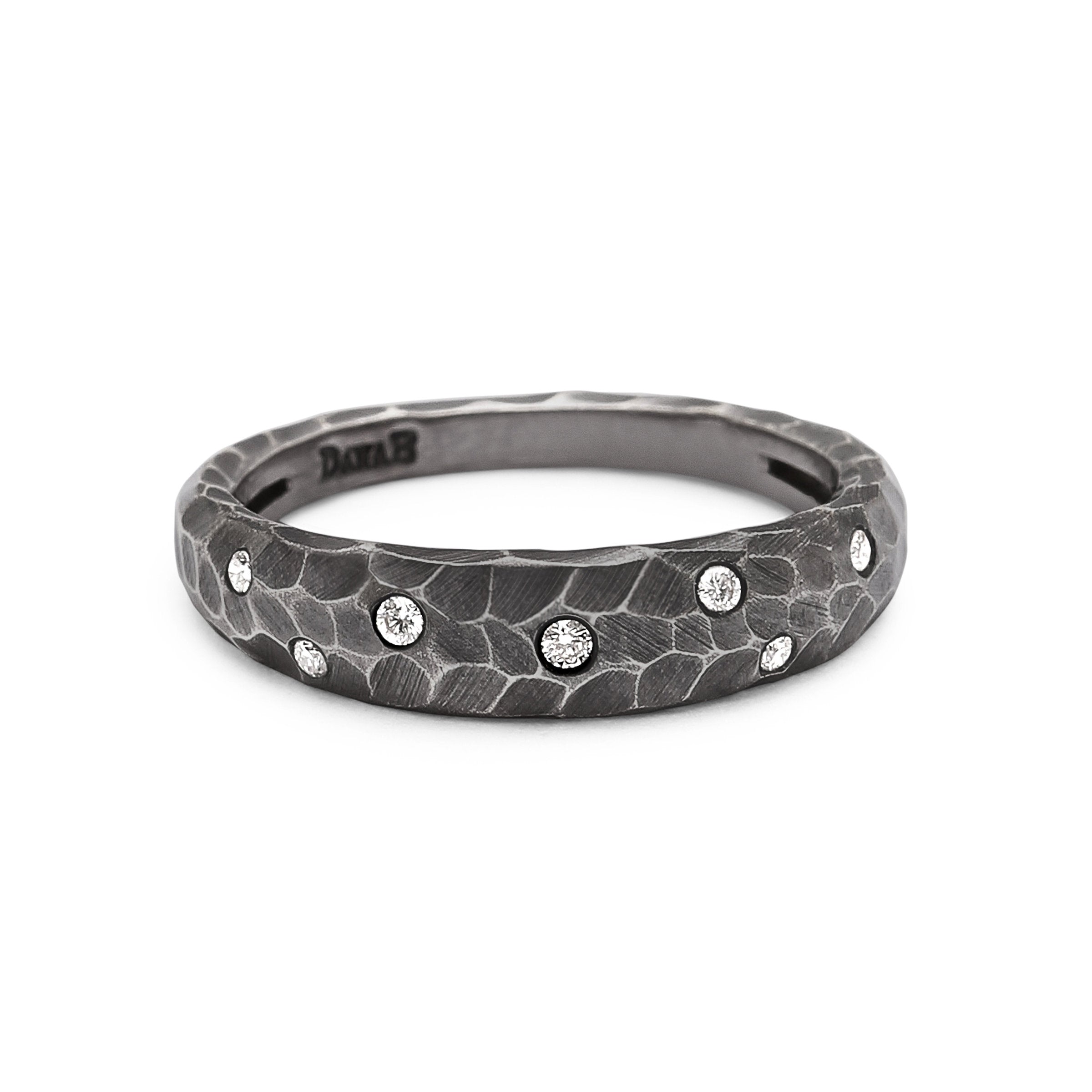Black Rhodium-Plated Sterling Silver