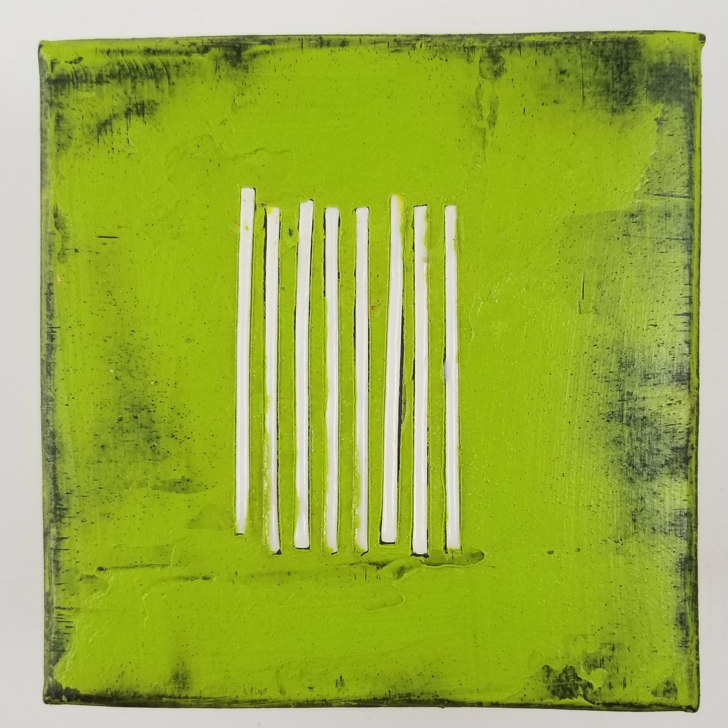 Hot Green with Lines