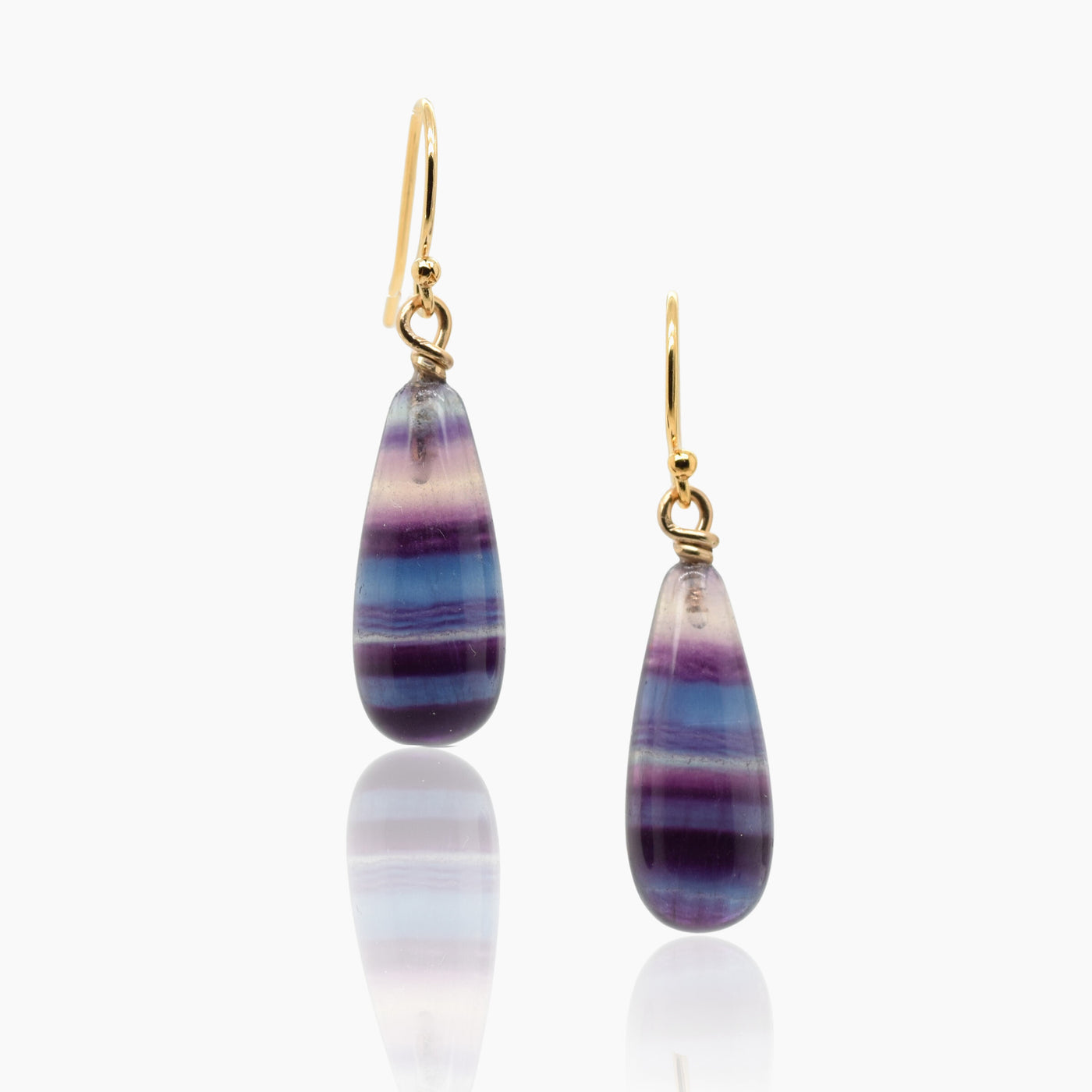 Fluorite Drop Earrings III