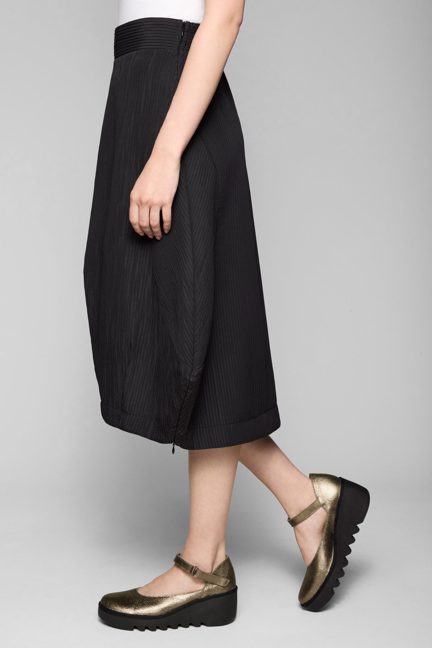 Pleated Bubble Skirt