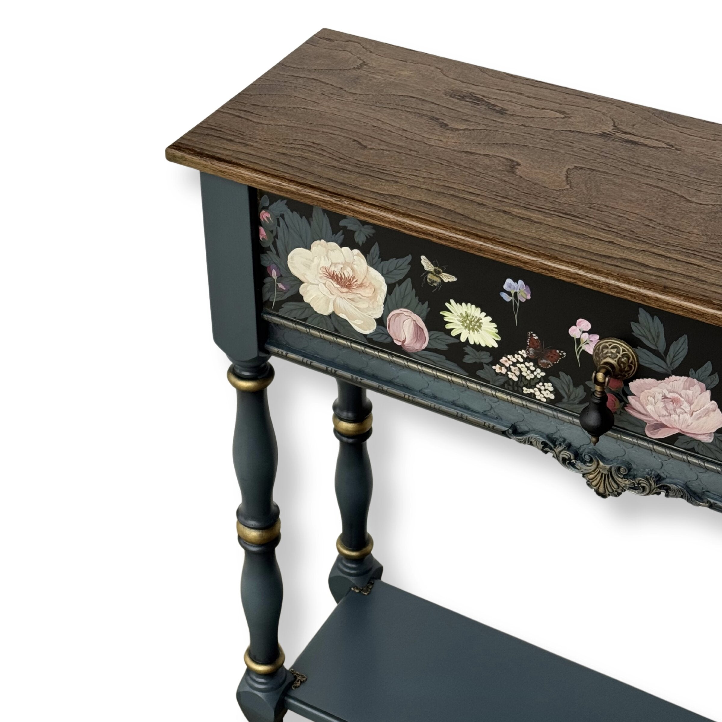 Peonies at Dusk Console Table