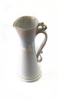 Tall Wave Glaze Pitcher