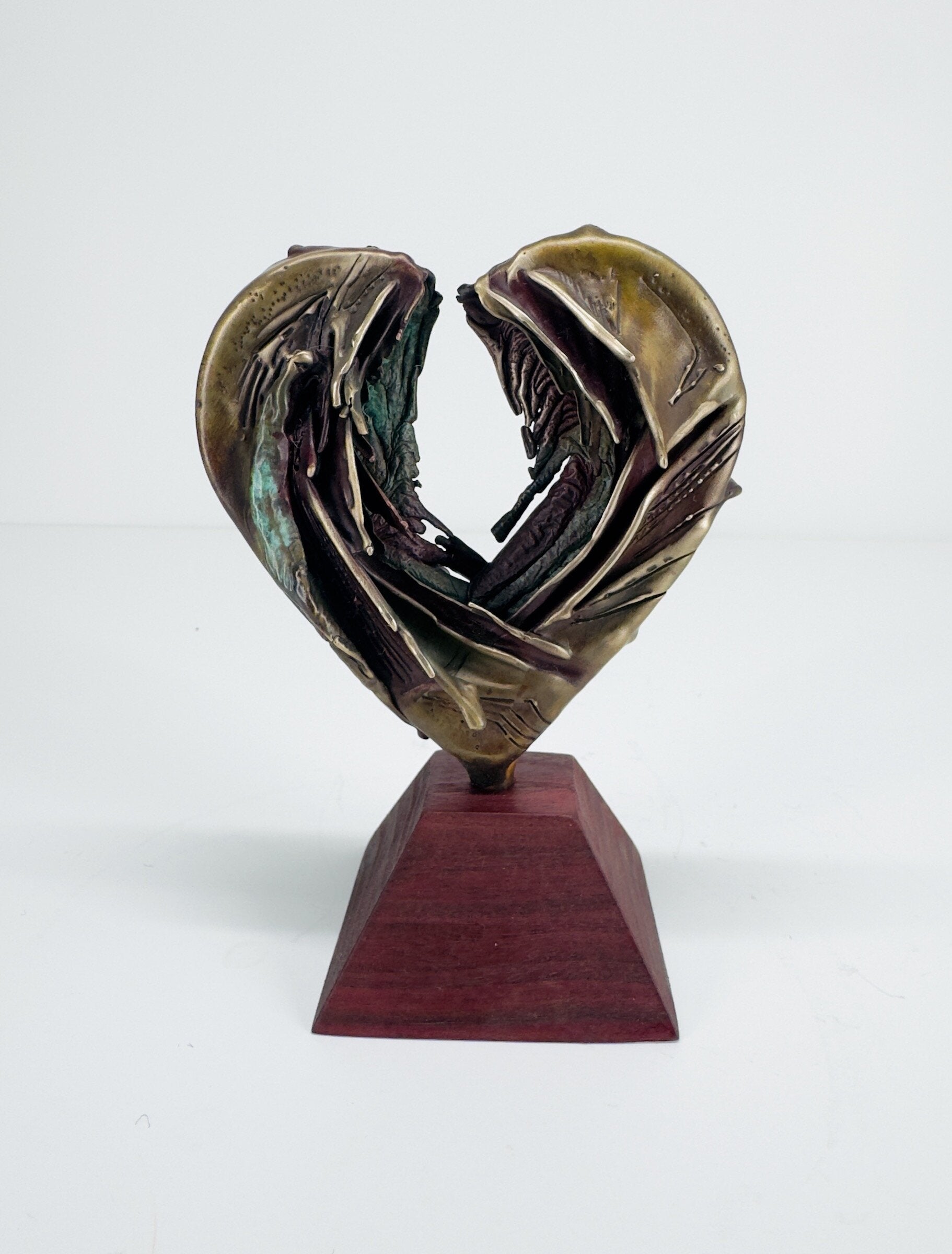 Polished Bronze Heart