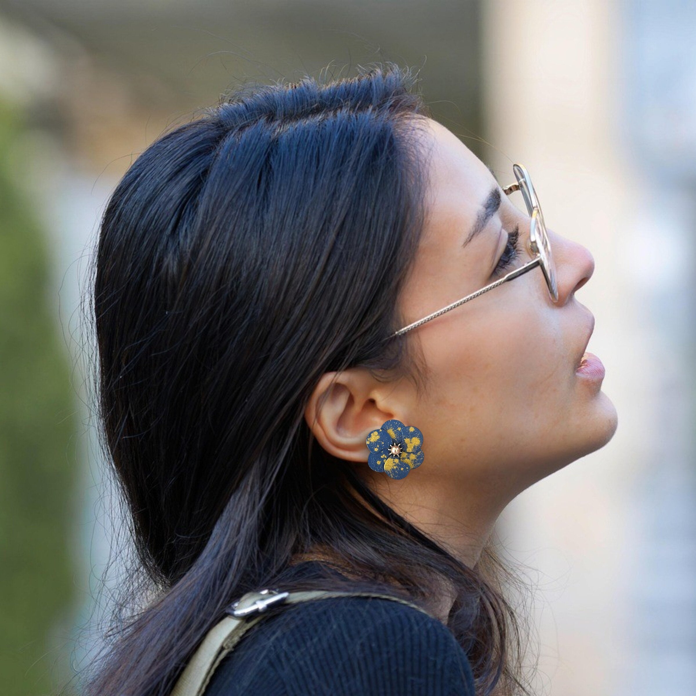 Midnight Bloom Earrings