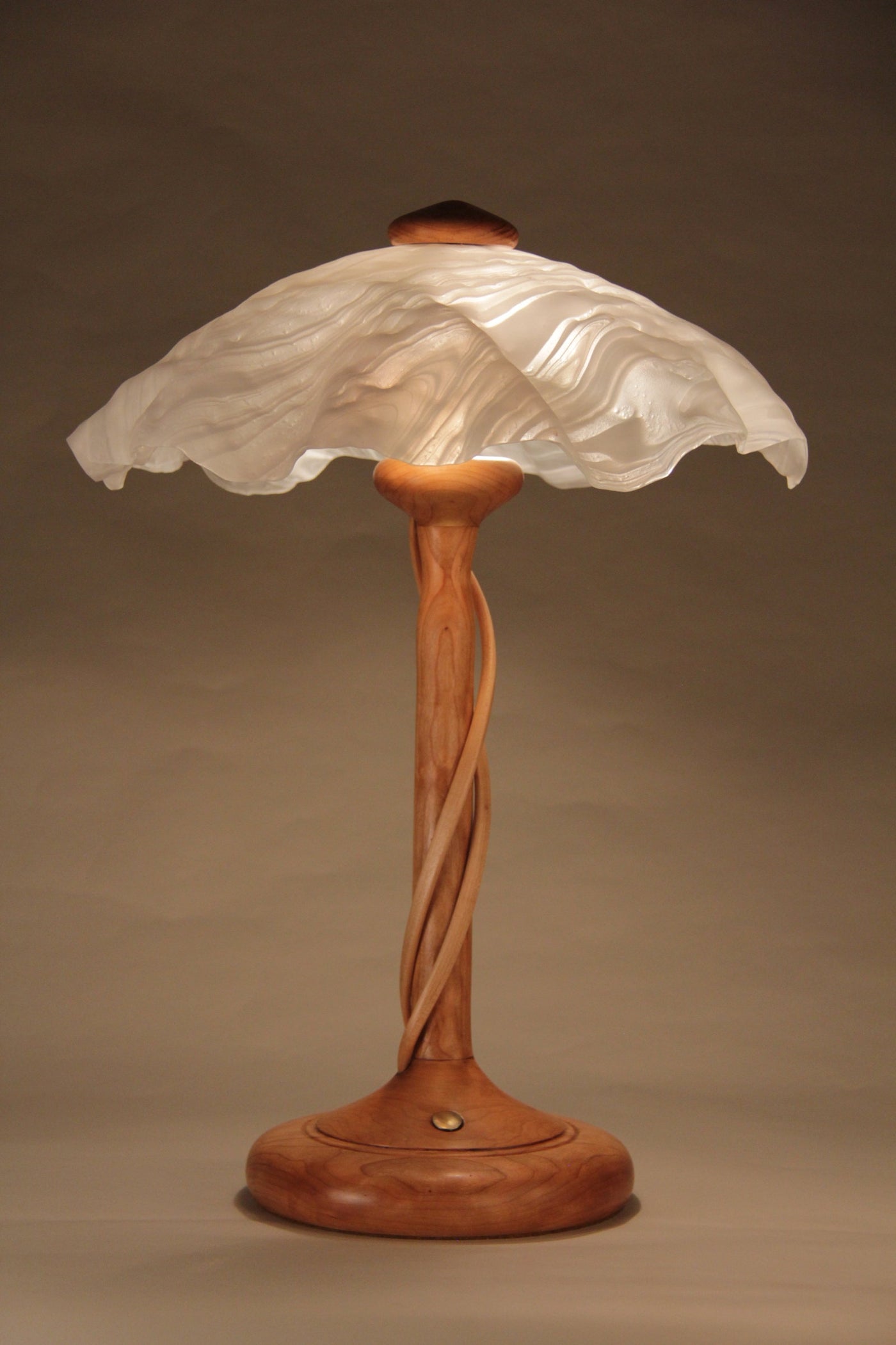 White Swirl Textured Shade 