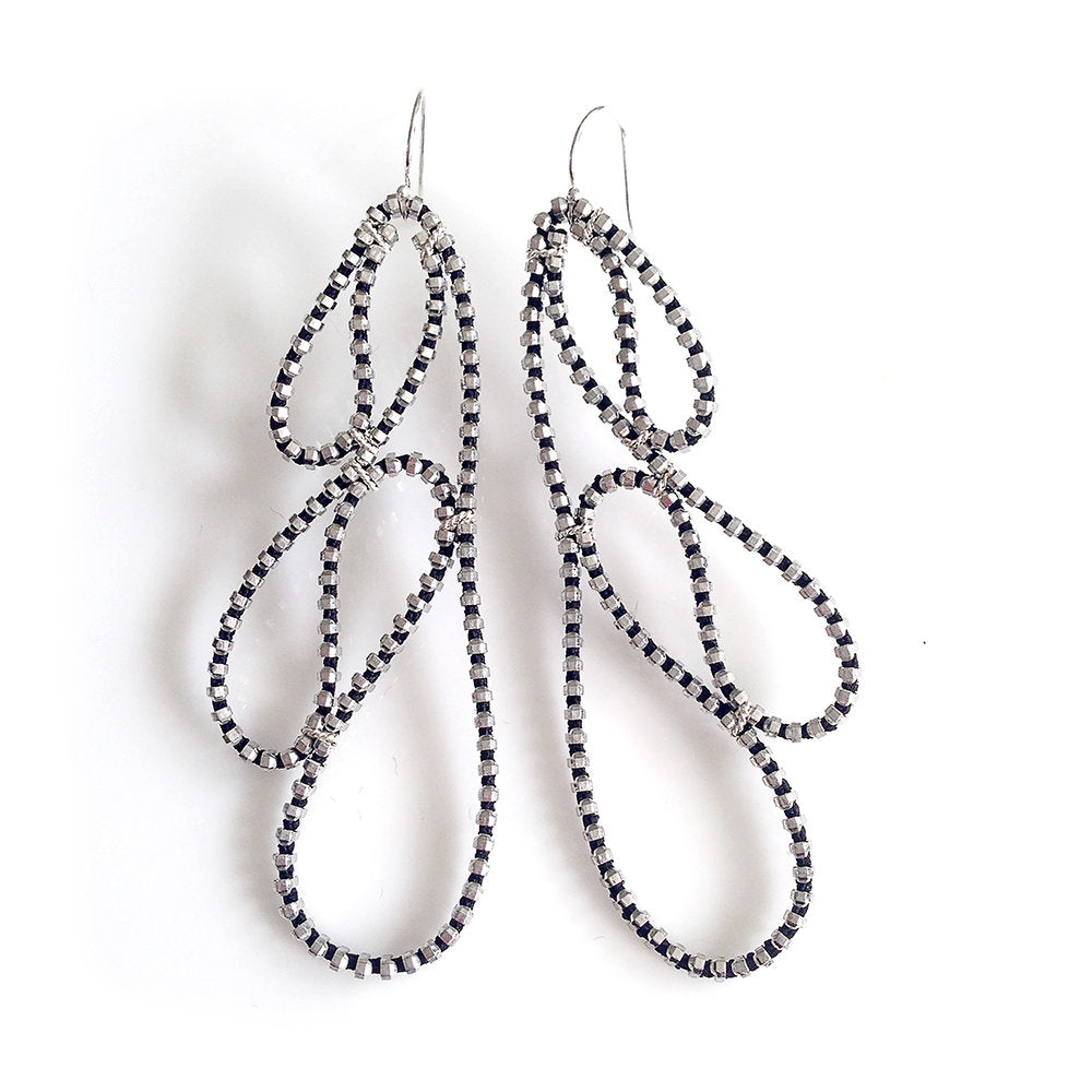 Leaf Zipper Earrings