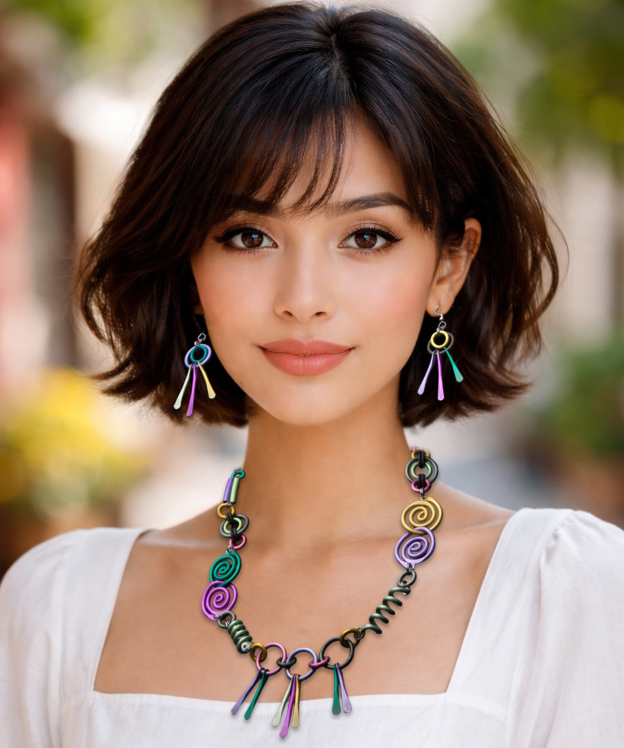 Swirls Necklace