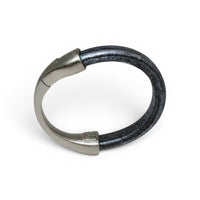 Silver Crescent Moon Bracelet