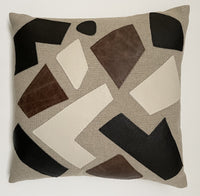 Leather Terrazzo Pillow #1