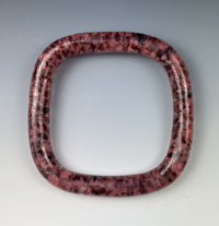 Small Pink Marble Square Bracelet