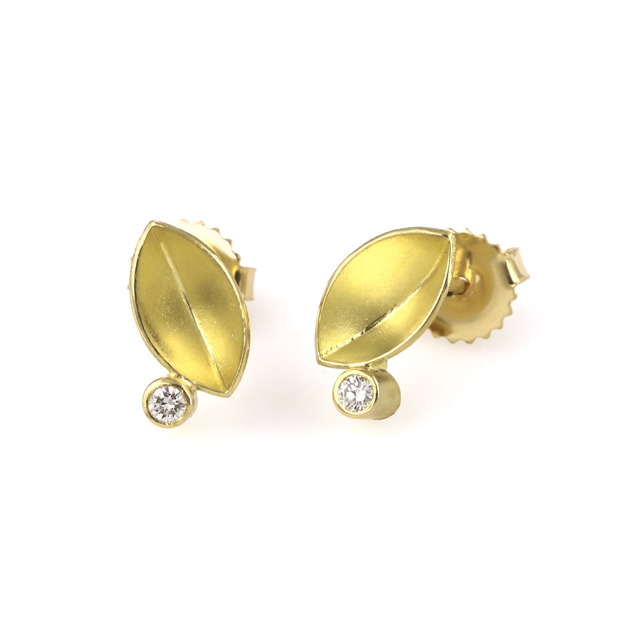 Marquise Leaf Earrings
