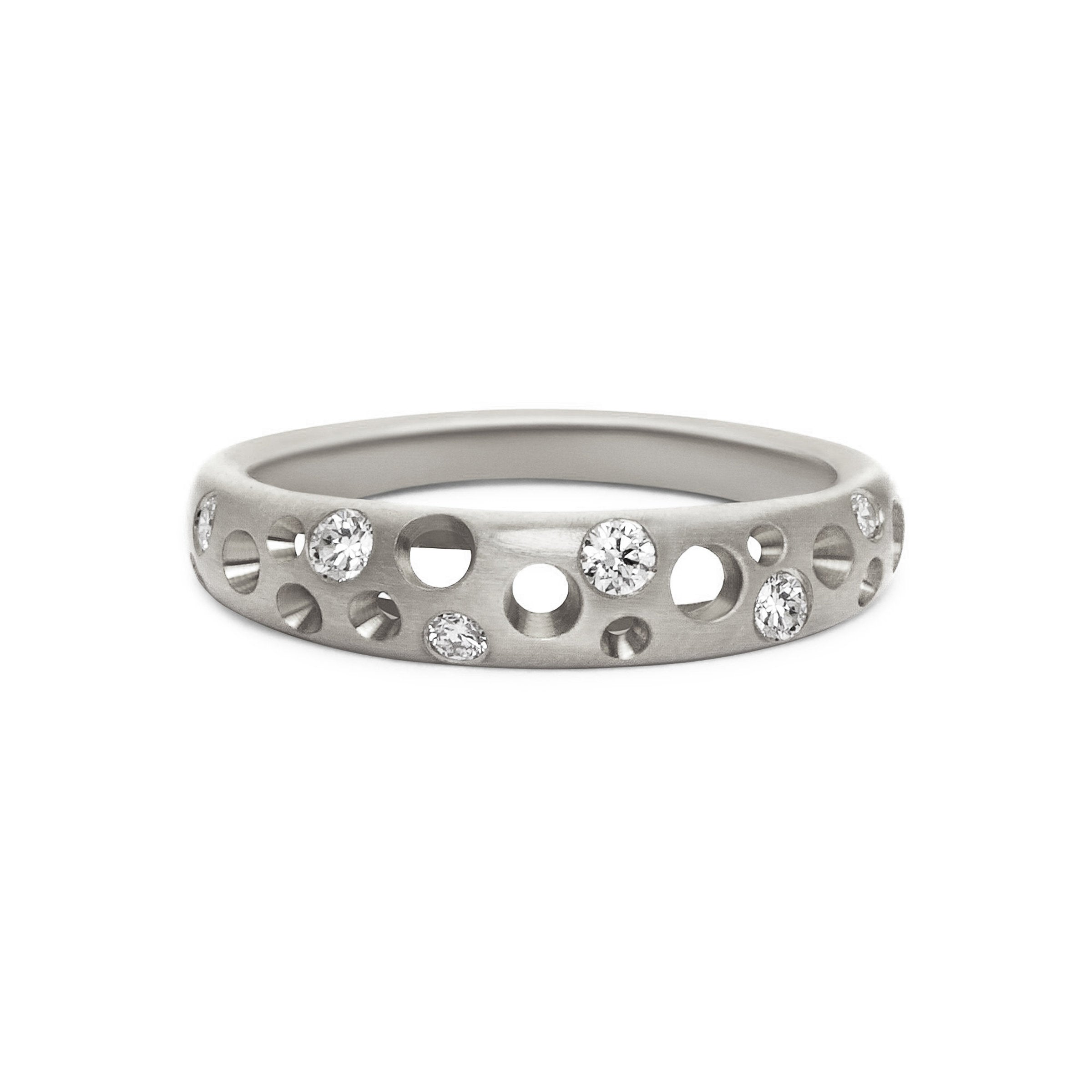 18K Palladium White Gold