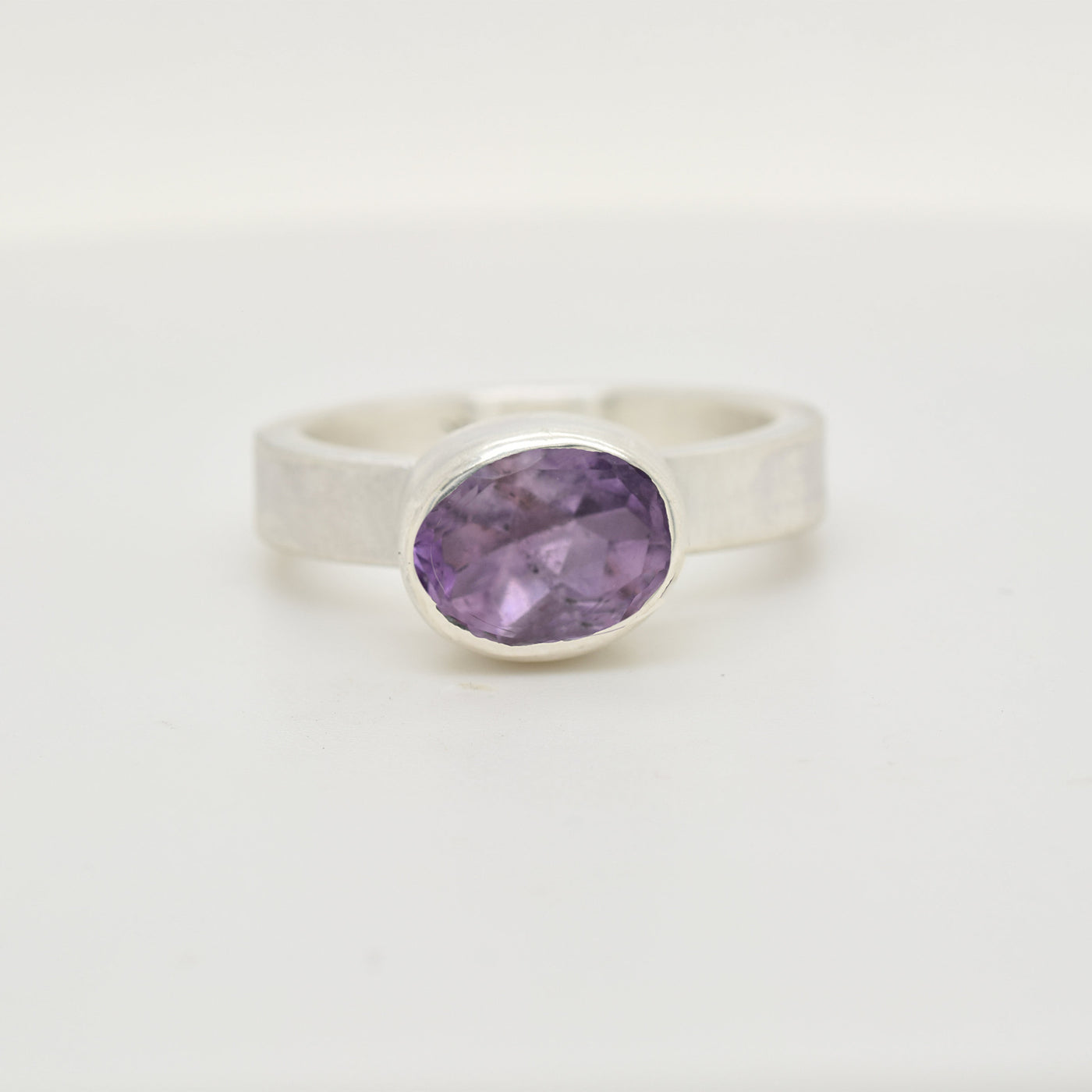 Lavender Amethyst Sterling Ring