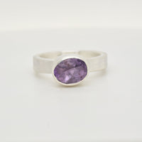 Lavender Amethyst Sterling Ring