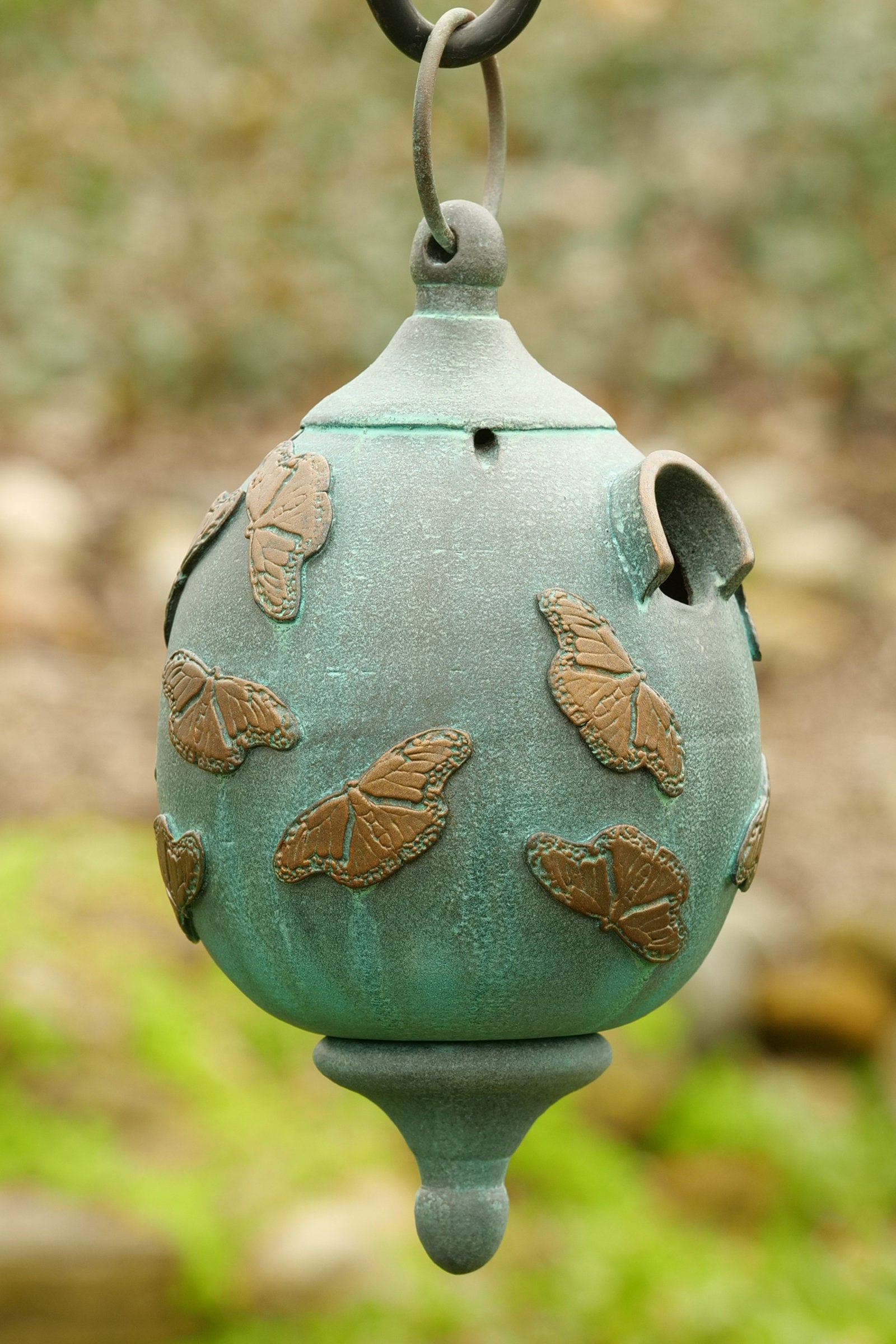 Monarch Verdigris Birdhouse