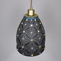 Luminous Grid Porcelain Pendant