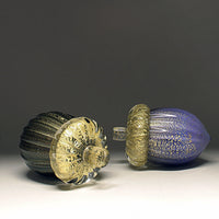 left to right: black, purple
