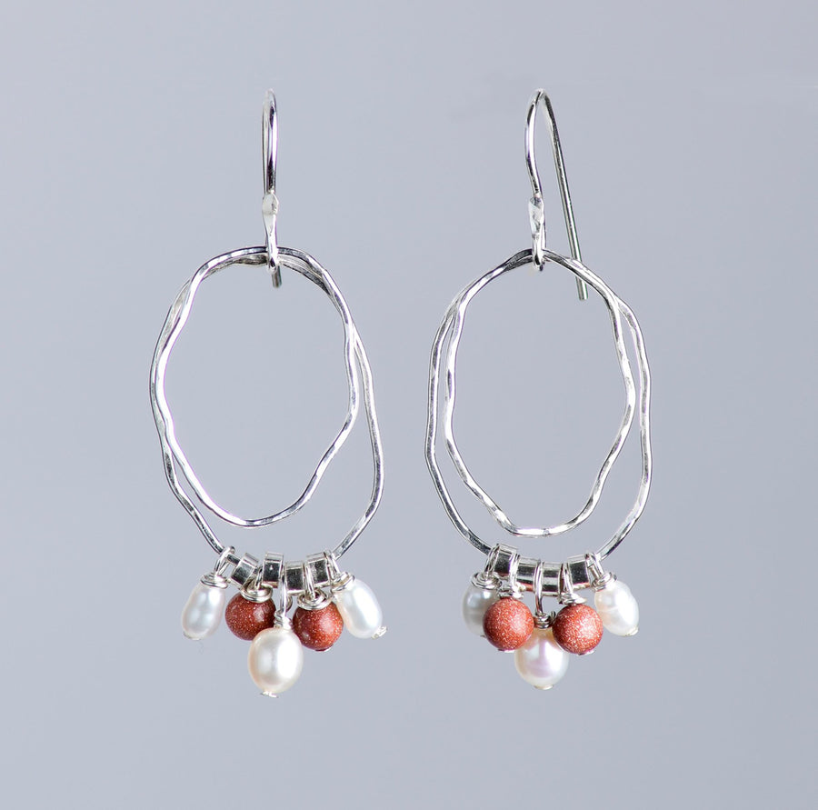 Autumn Oval Earrings