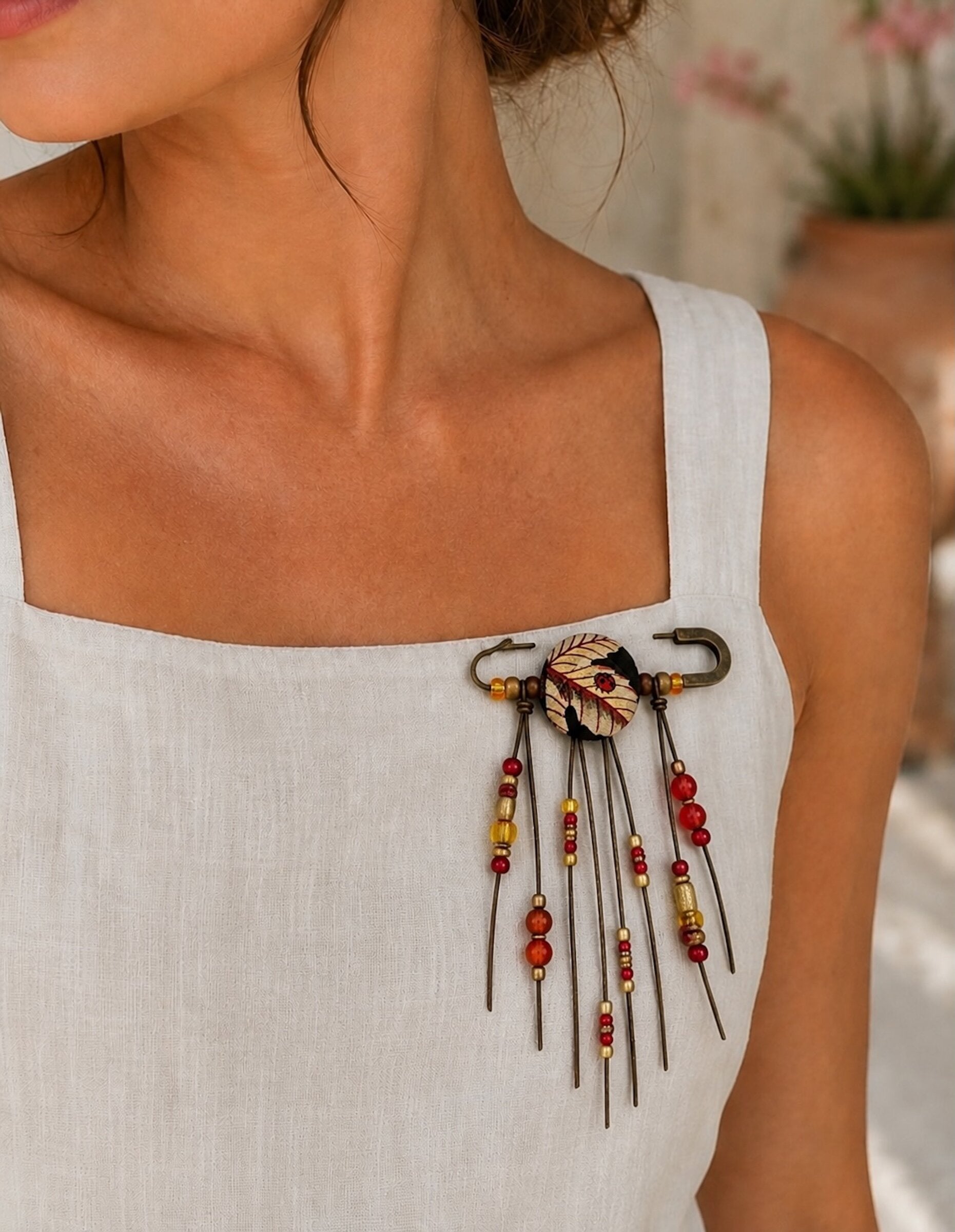 Ladybug Vintage Swing Pin III