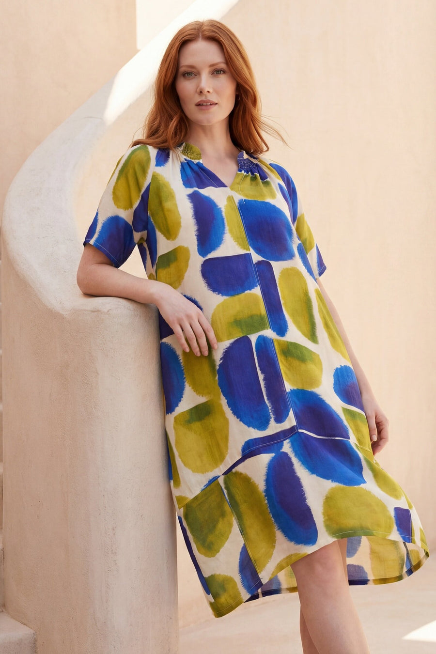 Fluid Linen Vivienne Dress