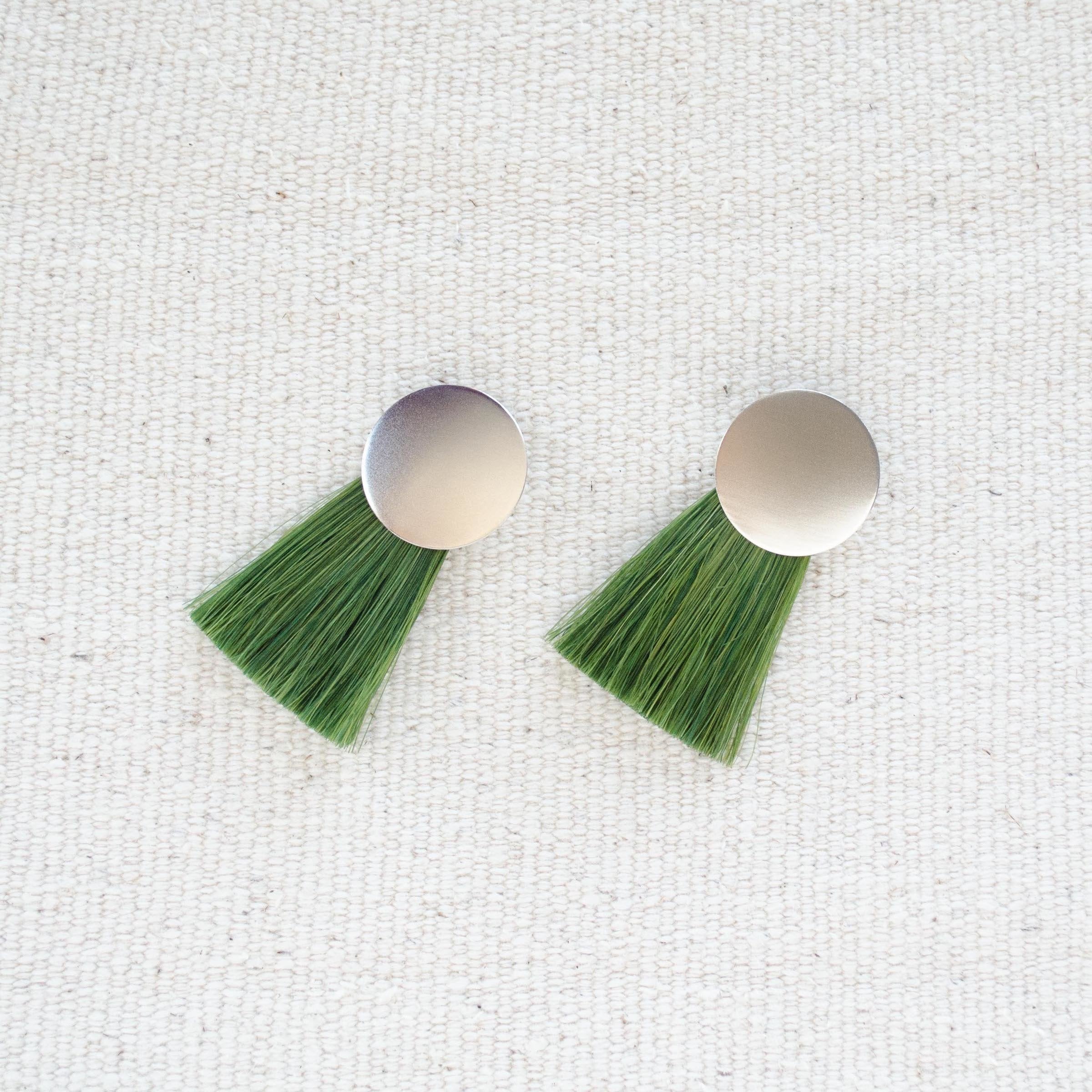 Green Indigo with Sterling Silver