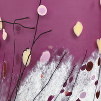 Winter Wildflowers Tall Cylinder in Violet
