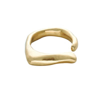 Wave Bronze Adjustable Ring