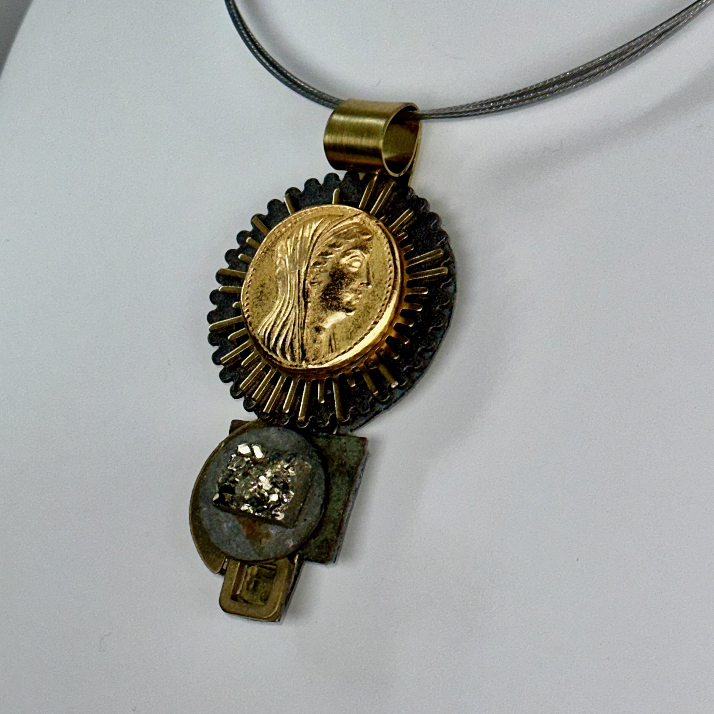 Gold Mystic Pendant
