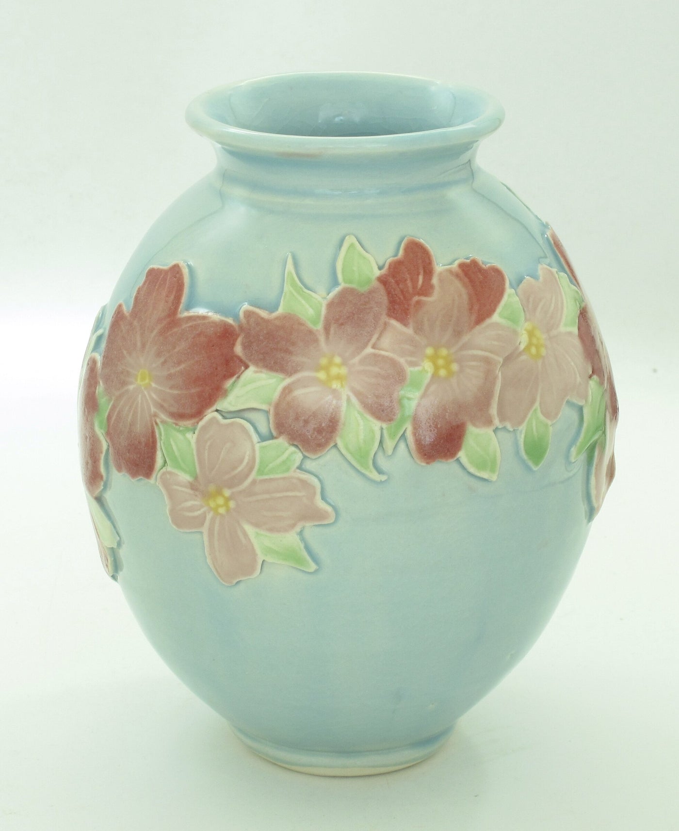 Dogwood Blossoms on Aqua
