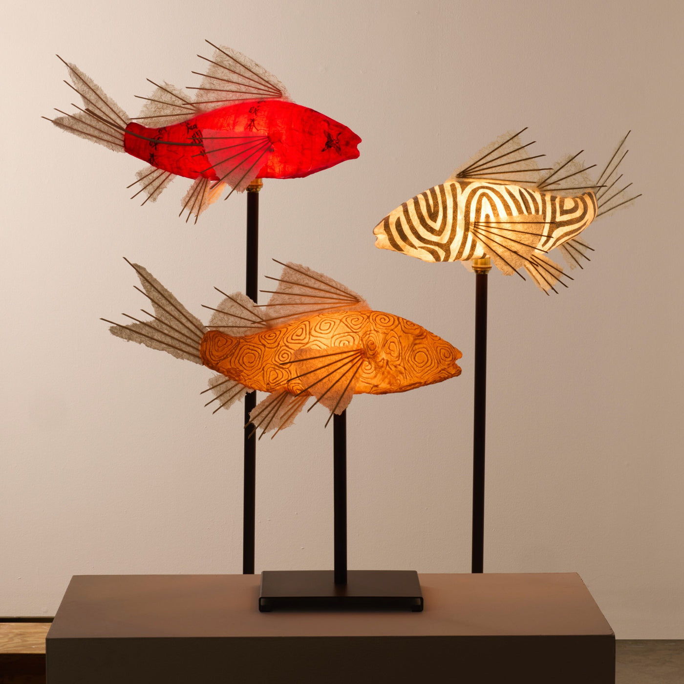 Zebra Koi Lamp