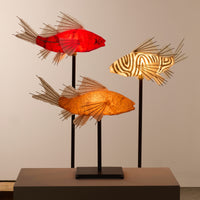 Zebra Koi Lamp