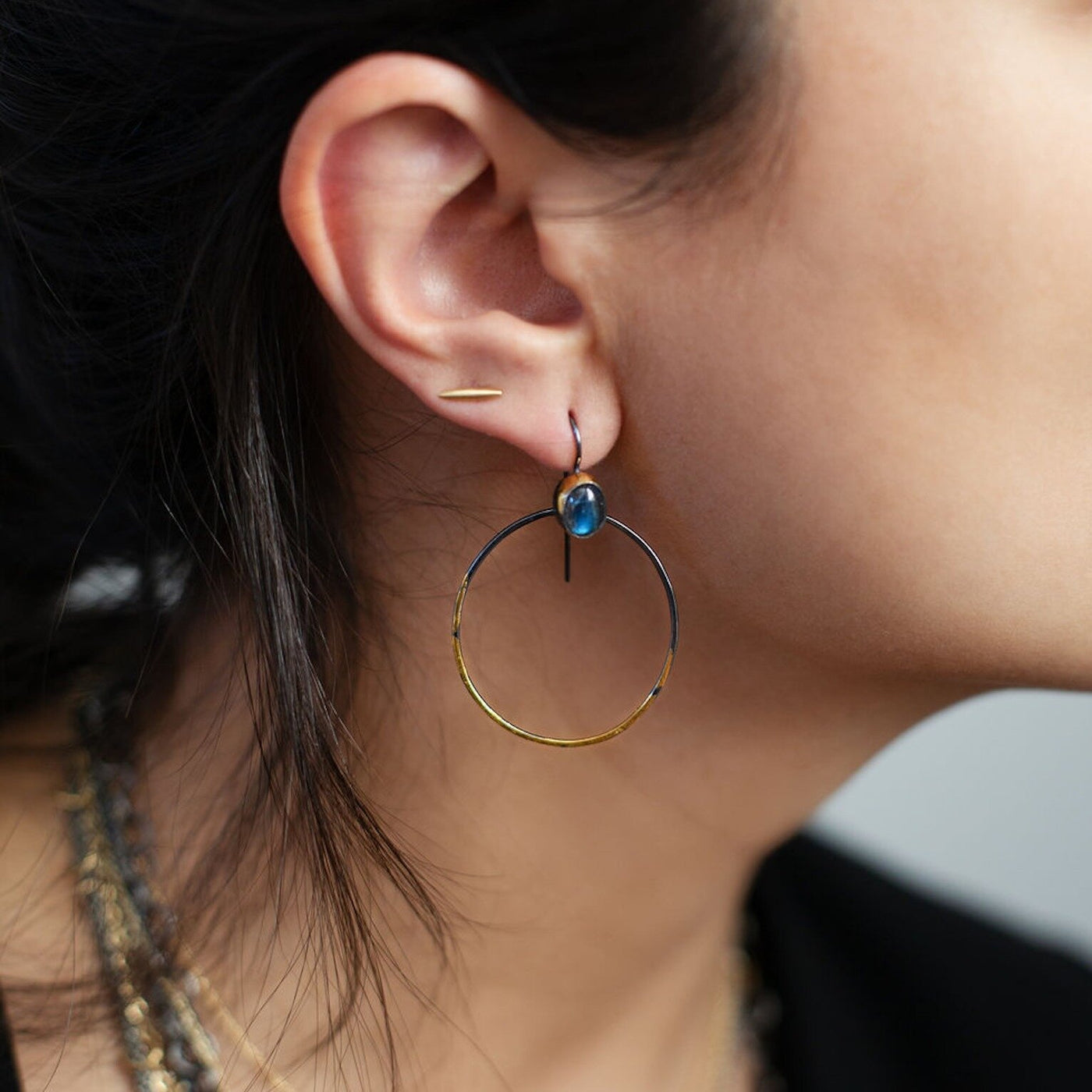 Rim Hoop Earrings