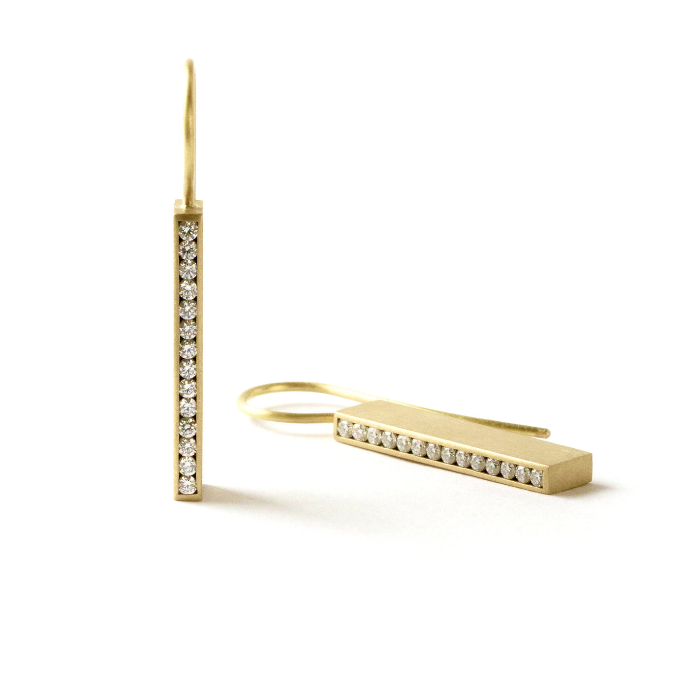 Diamond Box Earrings