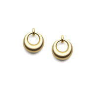 Liquid Gold Circle Earrings