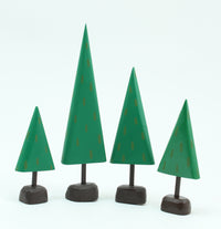 Dark Green, Set of Four