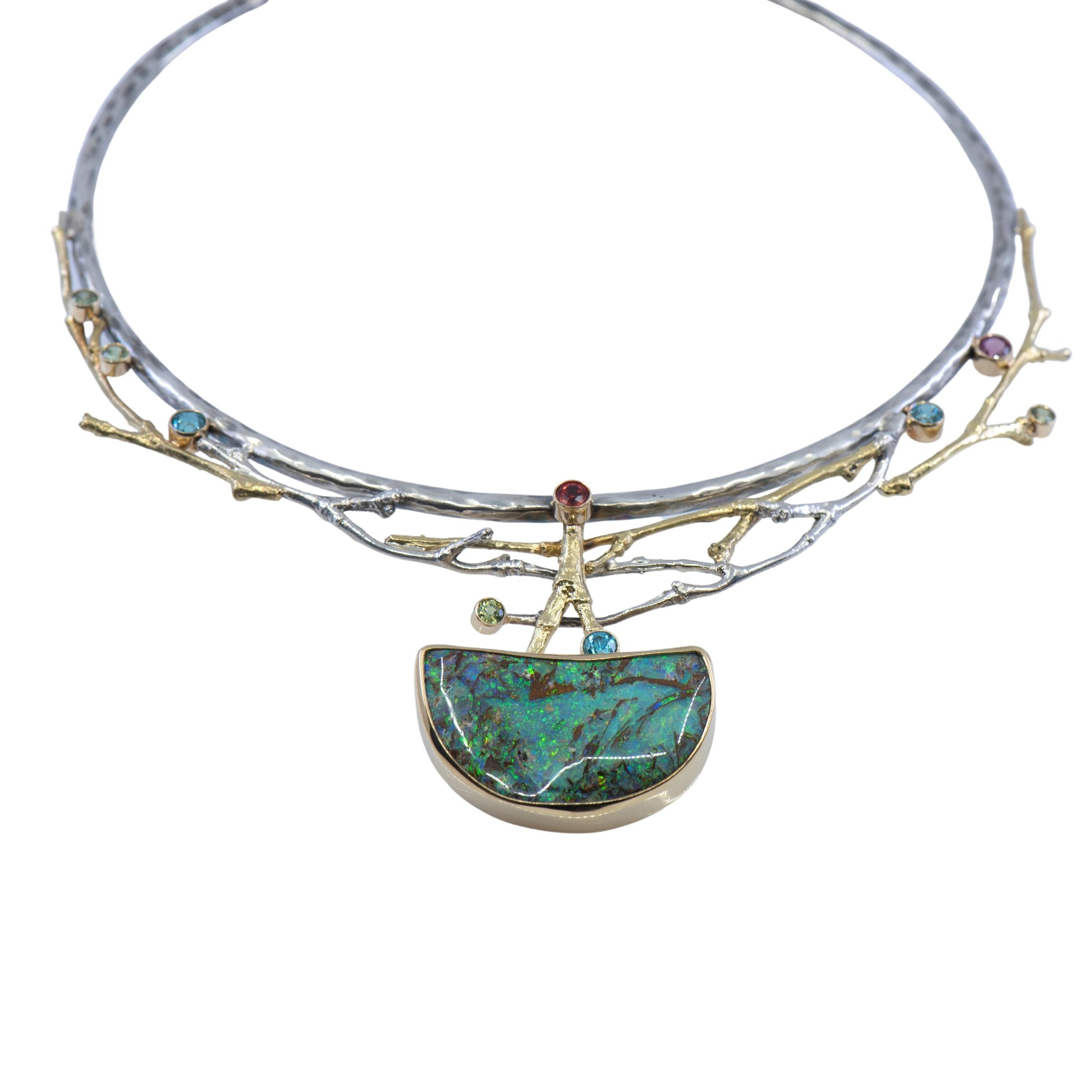 Forest Treasures Collar Necklace