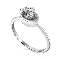 Tourmalinated Quartz Sophia Ring