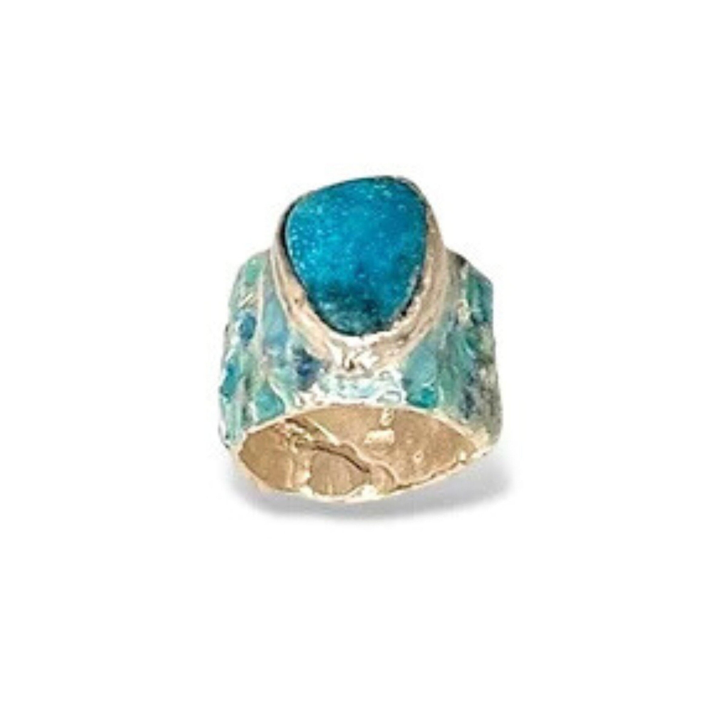 Turquoise Tide Pool Statement Ring