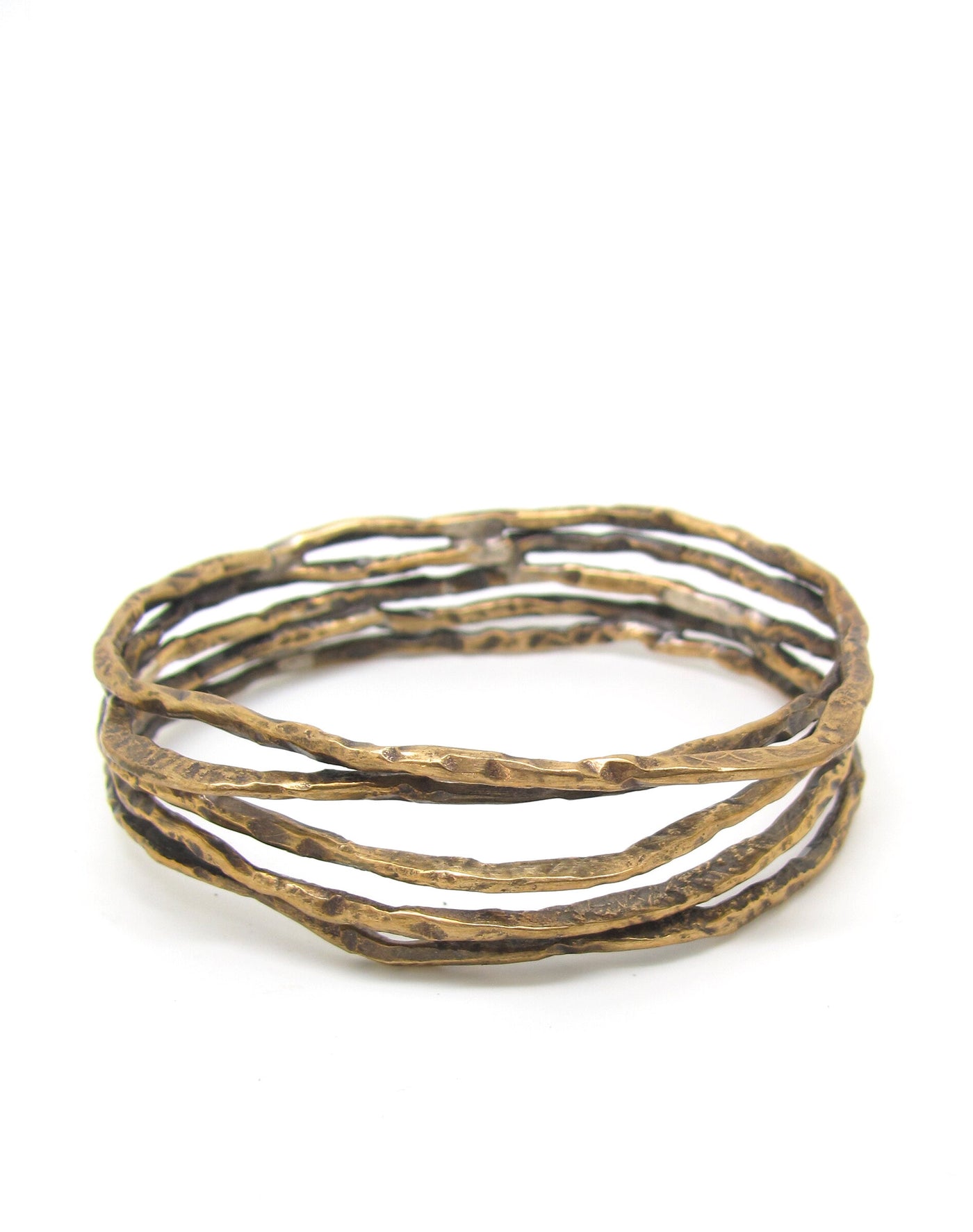 Layered Brass Bangle