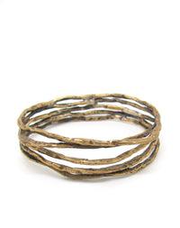 Layered Brass Bangle