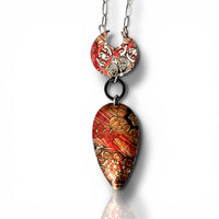 Crimson Pendulum Necklace