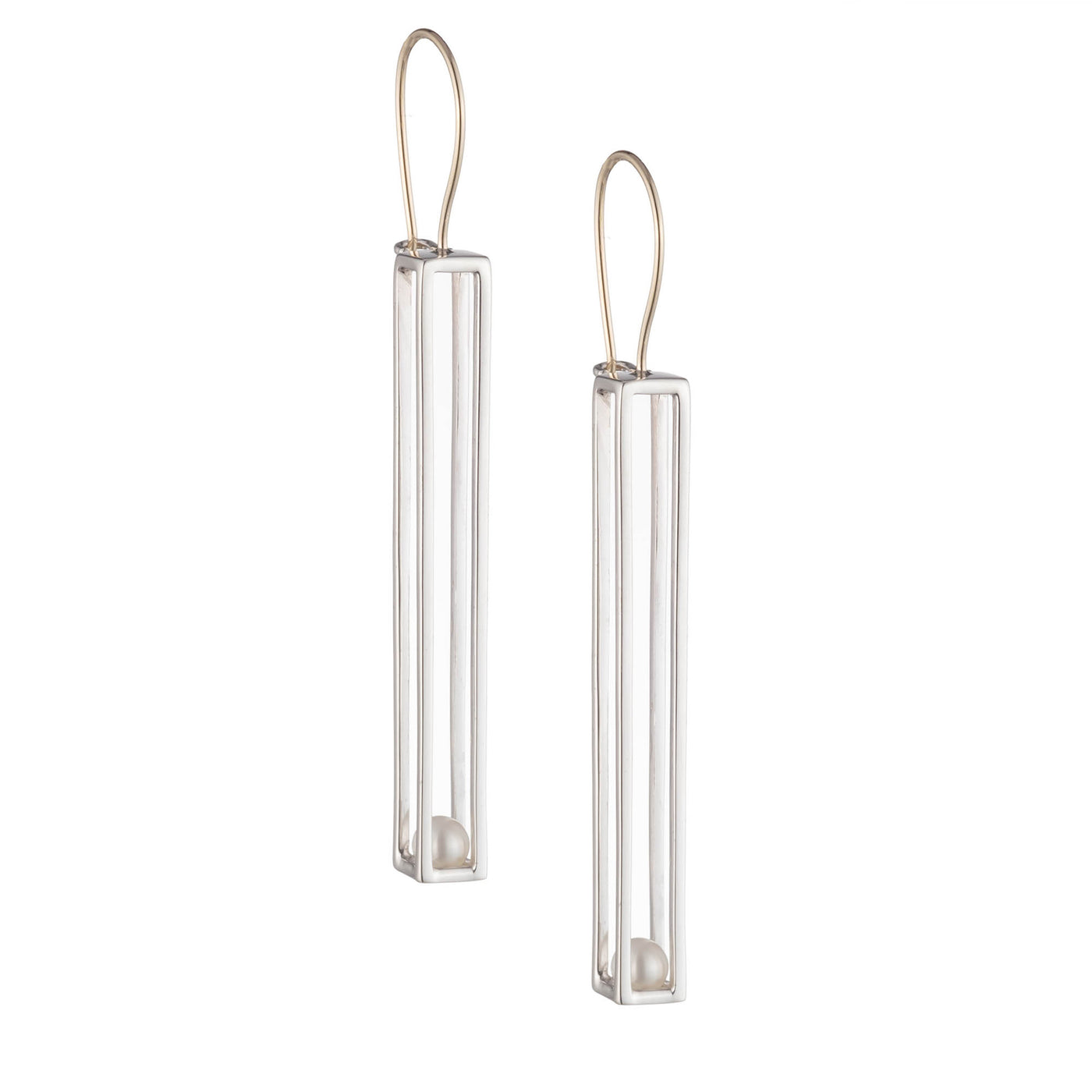 Long Cage Earrings