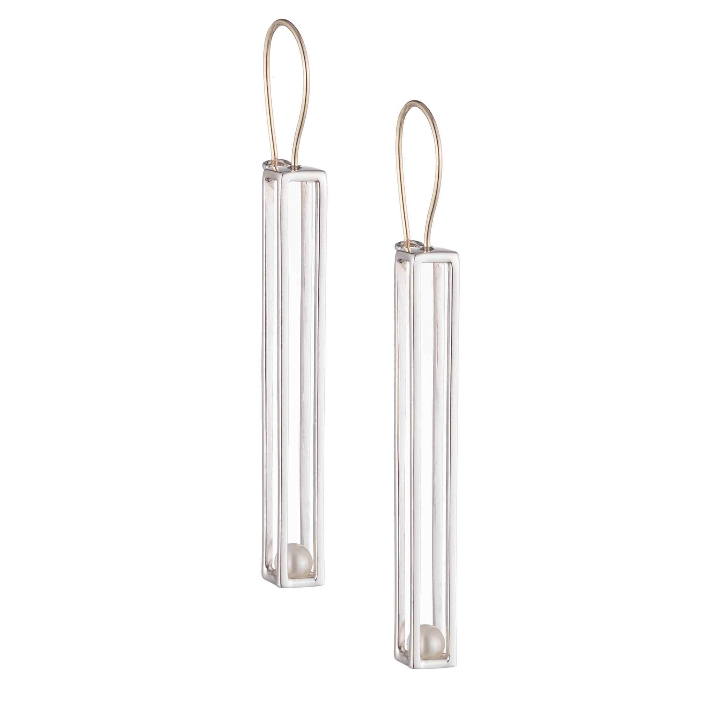 Long Cage Earrings