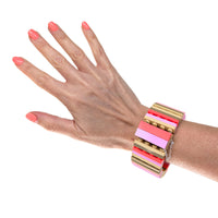 Persimmon Blossom 1x4 Magnetic Bracelet | Photo by emiko oye