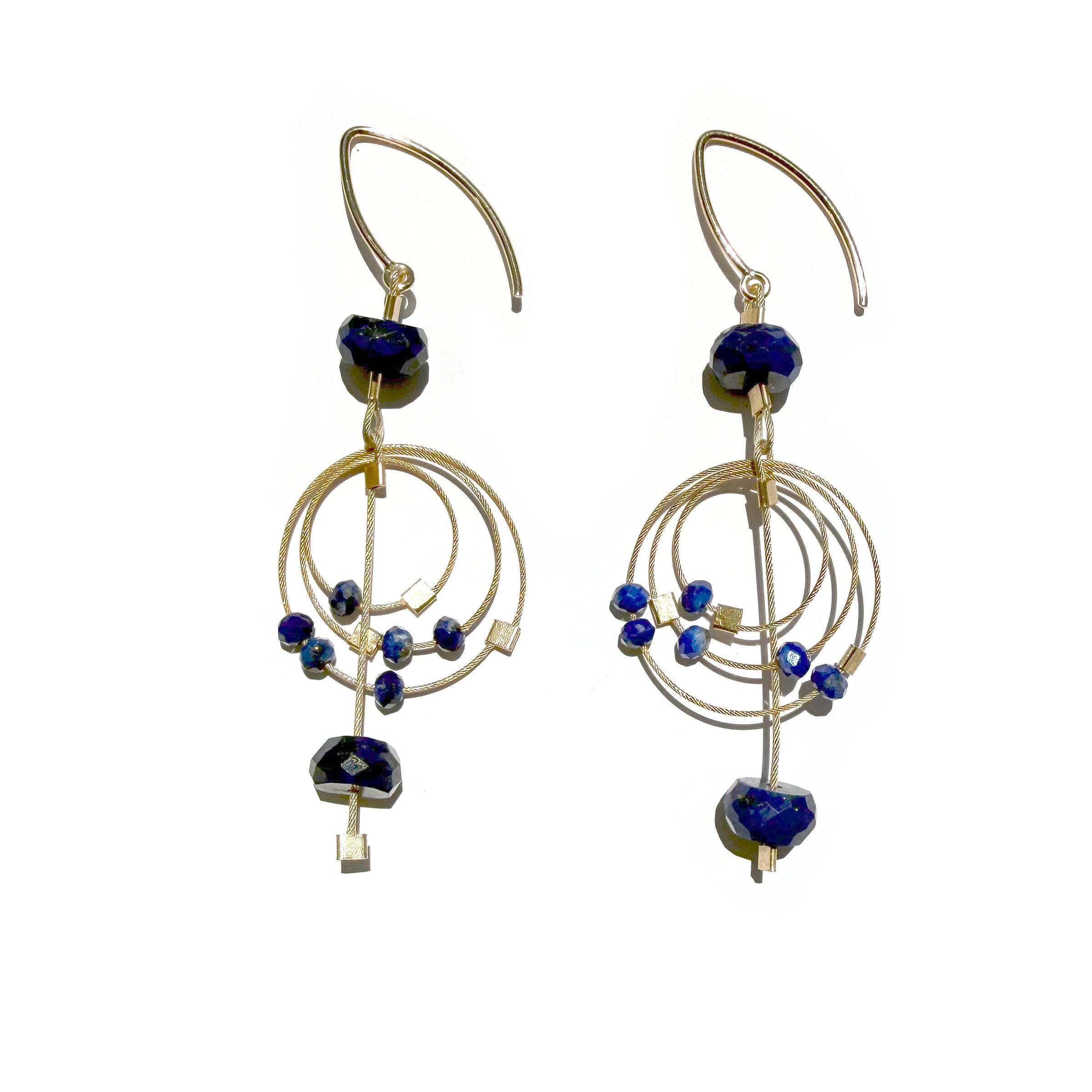 Lapis & Gold Cable